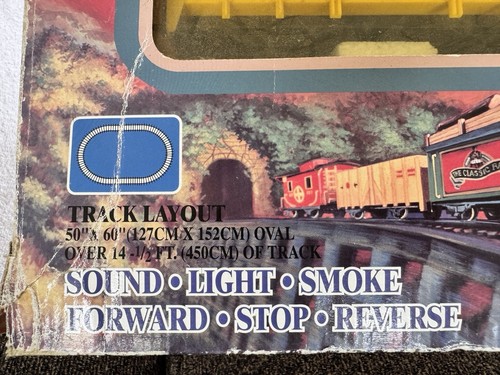 VINTAGE - ECHO 1997 Toys Classic Rail Battery Operated G-Scale Train Loco Set - Picture 7 of 15