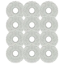 12pcs Mop Pads for for Ecovacs Deebot t30s /T30s Combo/X2 Omni/X1 Omni/X1 TUR...