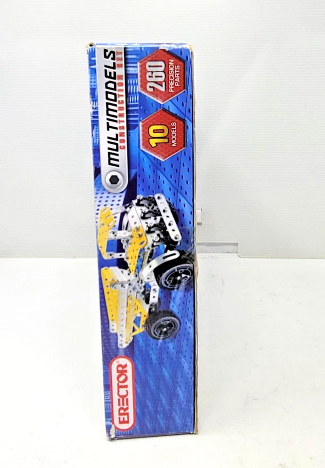 ERECTOR Meccano Multimodel 10 Models Construction Set Real Metal 5560 New Condit - Image 4 of 4