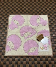 My Sweet Piano Hand Towel, Soft, Used, Pink Sheep Design, Tag