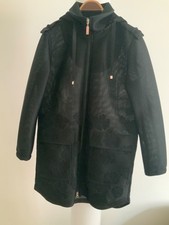 außergewöhnlicher Escada Kurz-Mantel transparent schwarz elegant Oper Ausgehen