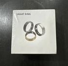 Black SMART RING Size 12 Health And Fitness Tracker/ Sleep monitor NEW