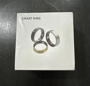 Black SMART RING Size 12 Health And Fitness Tracker/ Sleep monitor NEW