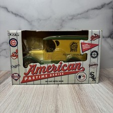 Vintage 1993 Ertl American Pastime Florida Marlins Die Cast Metal Bank Truck VTG