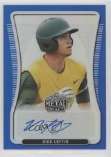 2020 Leaf Metal Draft Portrait Blue Rainbow /35 Nick Loftin #BAP-NL1 Auto 0c3e