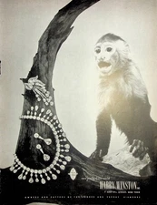 Original 1951 Vintage Print Ad: Real Jewels of Harry Winston #Collectives