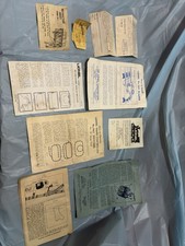 Vtg Lionel Train Instructions  Acessories Paperwork Operations Manual 1950's