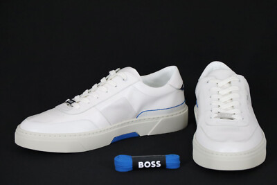 HUGO BOSS Sneaker, Mod. Gary_Tenn_GT4, Gr. 42 / UK 8 / US 9, Open White