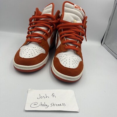Size 11 Nike SB Dunk High Pro Syracuse - 305050-181 og box  display picture 1