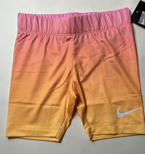 Youth Girls Nike 2 Piece Set Shirt Bike Shorts Size 6 Medium NWT - Picture 3 of 5
