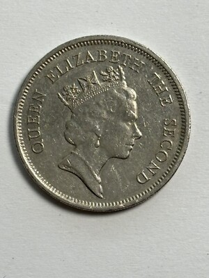 1990 Hong Kong Queen Elizabeth The Second One Dollar Coin | eBay