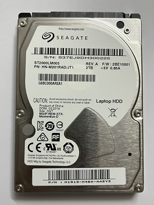 ST2000LM003 Seagate 2TB  5400RPM 32MB SATA 2.5 inch Laptop HDD Hard Disk Drive
