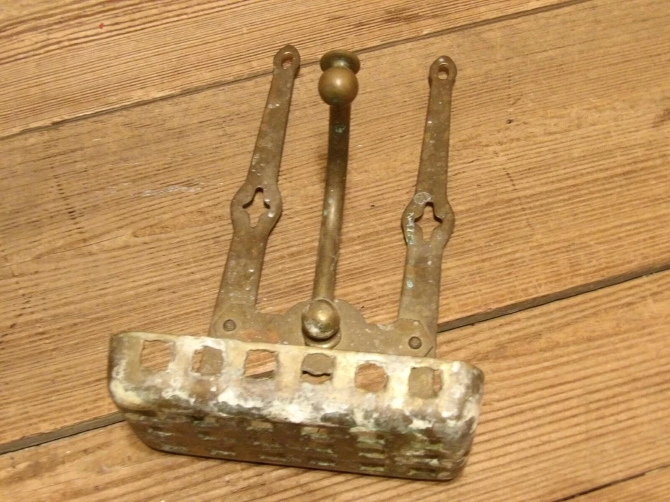 Carrito de baño de ducha de latón macizo vintage soporte de jabón montaje en pared Foto 4 de 4