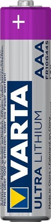 Thumbnail - Varta Batterie Lithium Mikro Aaa Fr03v 6103 1,5v 2er-bli