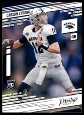 Carson Strong 2022 Panini Chronicles Draft Picks #24 Prestige Nevada Wolf Pack