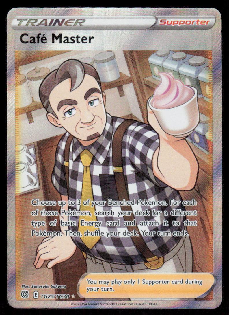 Cafe Master TG25/TG30 Ultra Rare Pokemon Brilliant Stars NM