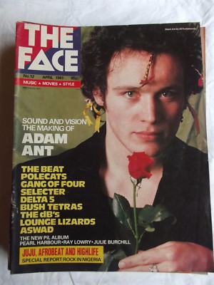 face magazine April 1981 (No.12) Adam Ant, Beat, Gang of Four, Selector