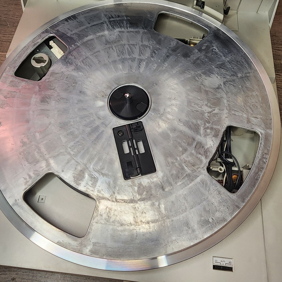 Vintage Technics SL3 Turntable Record Player Linear Tracking Belt