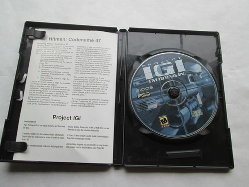 PC GAMING HITMAN CODENAME 47 PROJECT IGI VIDEO GAME RATED M FREE SHIPPING IN USA
