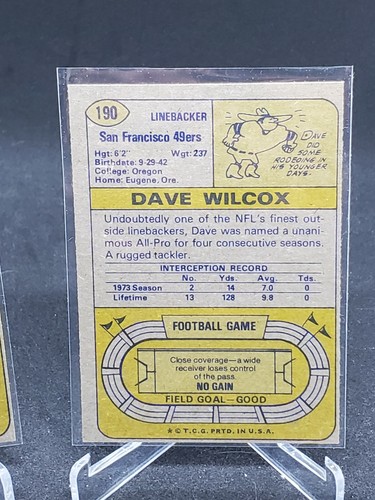 1974 Topps Football - Pick Your Card - Part 2 - Picture 144 of 482