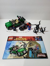 Lego Marvel Super Heroes 76004 Spider-Man Spider-Cycle Chase Venom Loose Set 