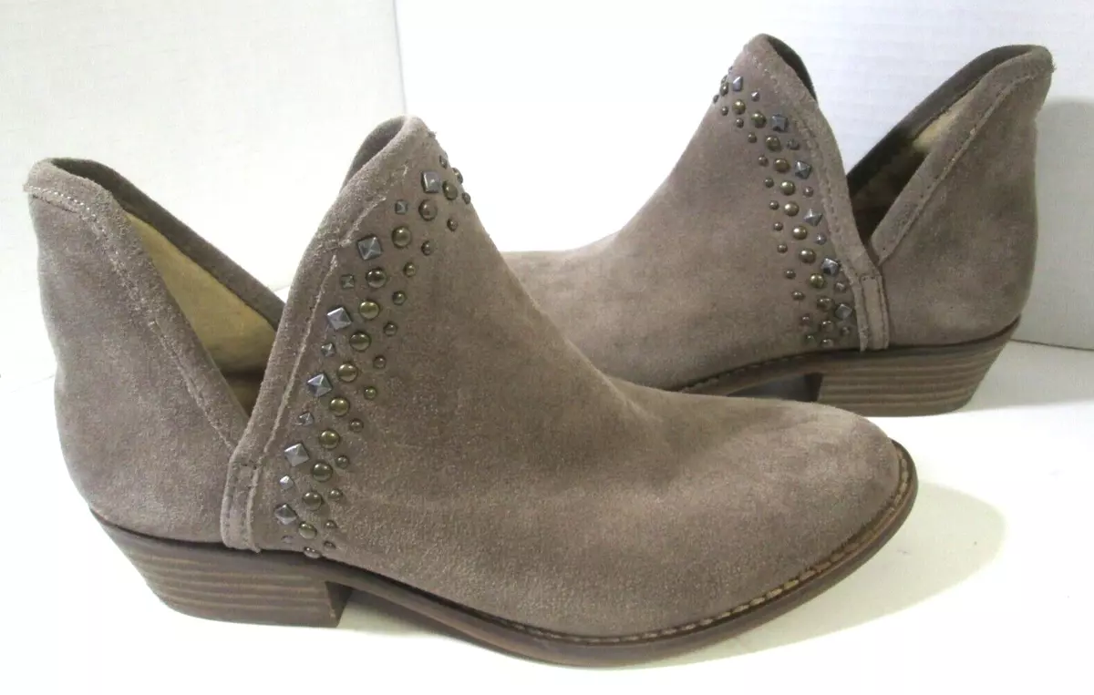 Studded suede booties store