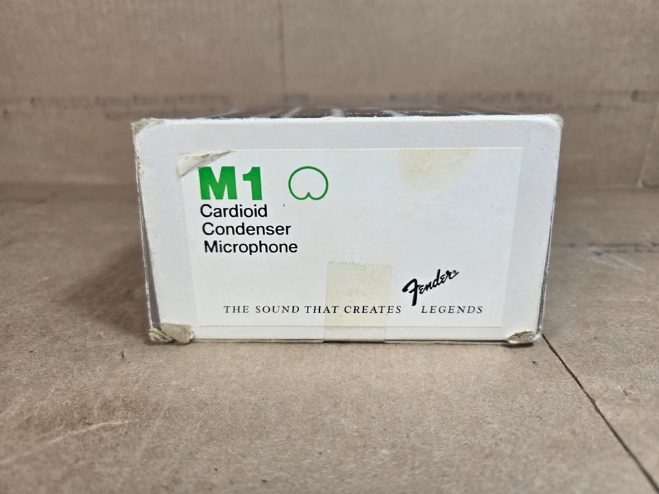 Micrófono condensador cardioide Fender M1 de colección - muy raro - años 80 hecho en Japón Foto 3 de 4