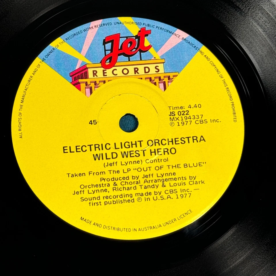 JEFF LYNNE / ELECTRIC LIGHT ORCHESTRA DOIN' THAT CRAZY THING NM 7" VINYL SINGLE - Image 2 of 4