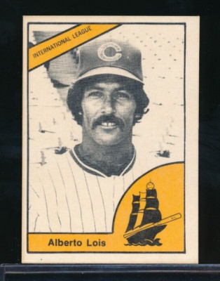 1977 TCMA Columbus Clippers #0097 97 Albert Lois error Lowell Palmer tough