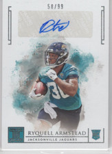 2019 Panini Impeccable #150 Ryquell Armstead RC Auto /99 - NM-MT