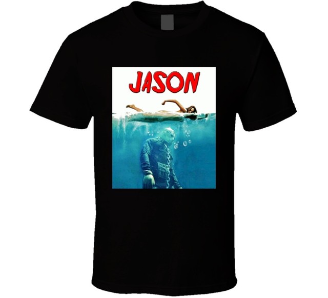 Jason Jaws Parody Funny Underwater Shark Resemblance Killer T Shirt | eBay