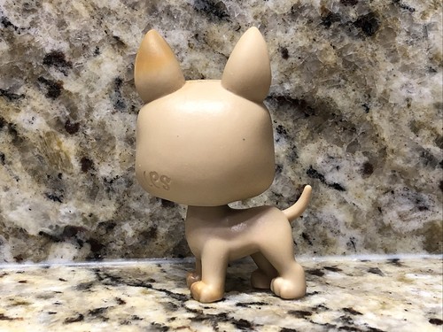 Littlest Pet Shop LPS #1-118 Ranger Greatpup Brown Great Dane Green Eyes - Picture 3 of 9