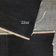 22oz Selvage Heavyweight Raw Denim Textile PremiumSelvedge Jeans Fabric Supplier