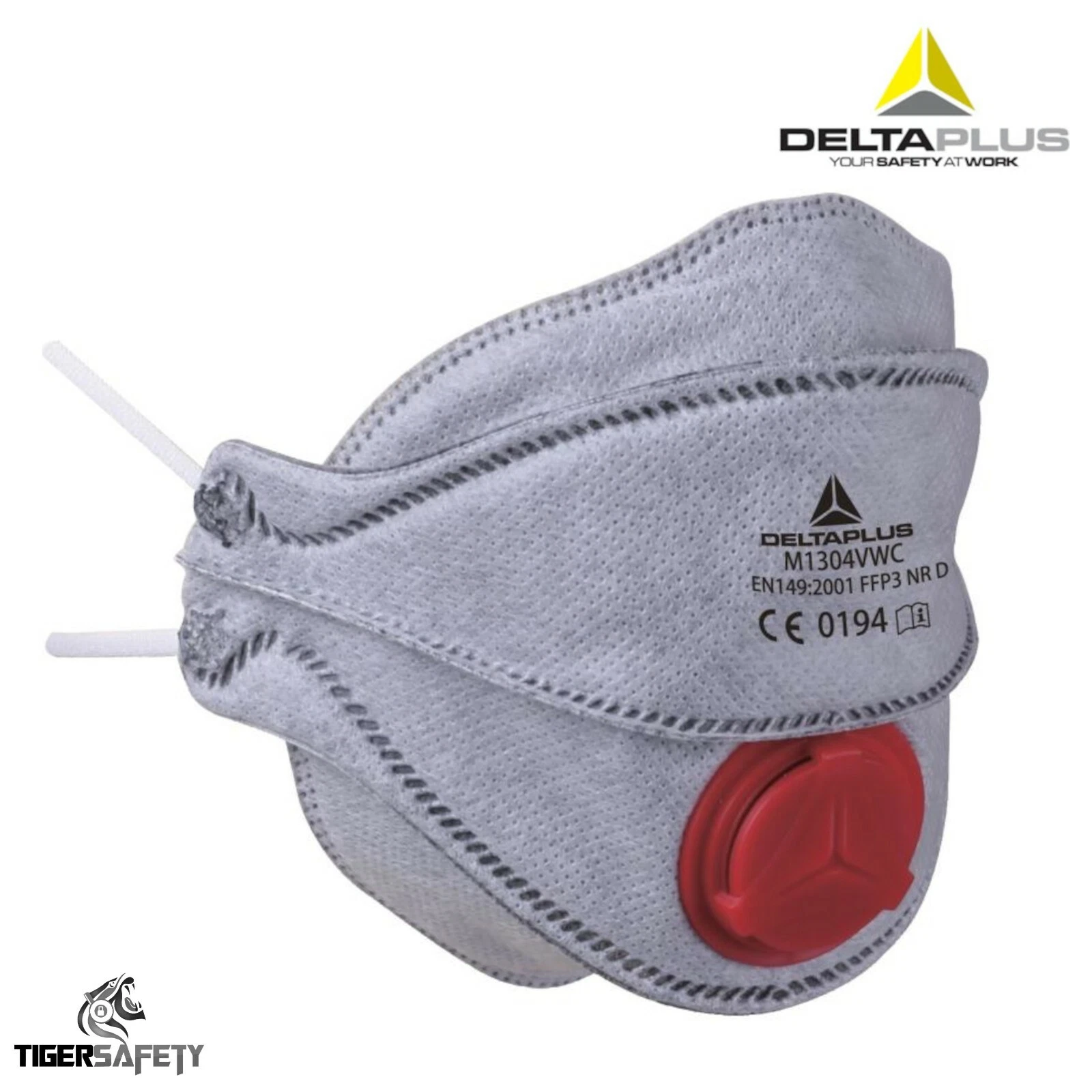Delta Plus M1304VW FFP3 P3 Charcoal Dust Mask Face Masks Respirators - Box of 10
