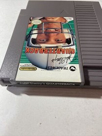 John Elway's Quarterback NES Nintendo Cart + Box Only - Authentic/ Tested