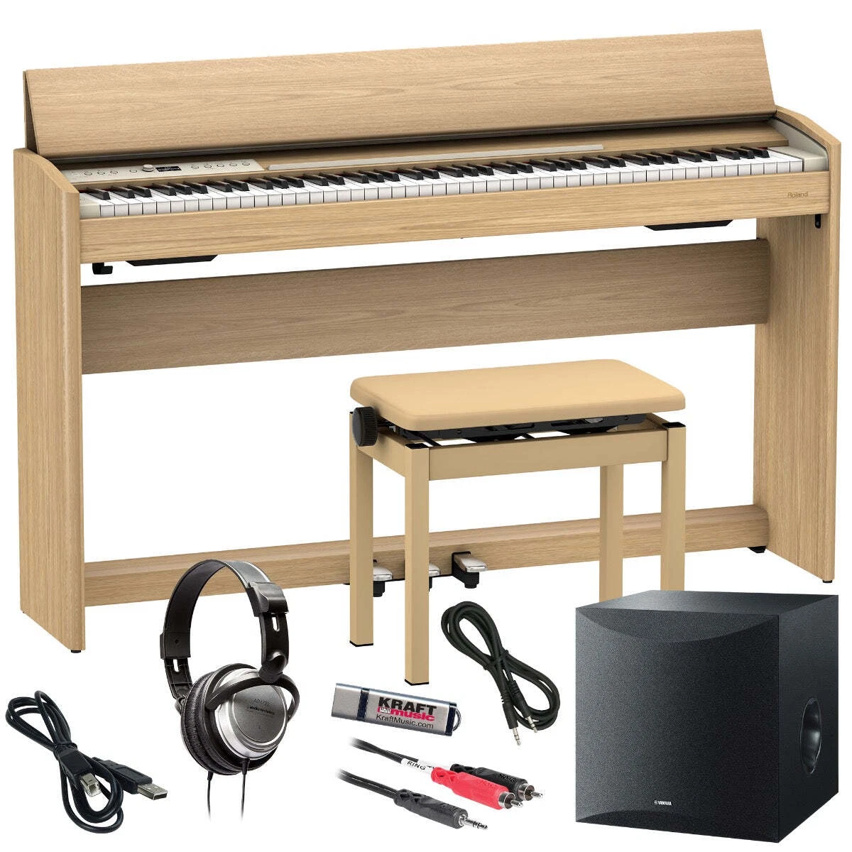 Roland oak piano deals