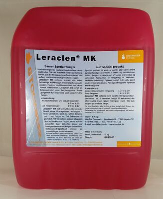 Leraclen  MK 5,24 /L Stockmeier 10L Starkreiniger Edelstahl Fliesen Felgen 