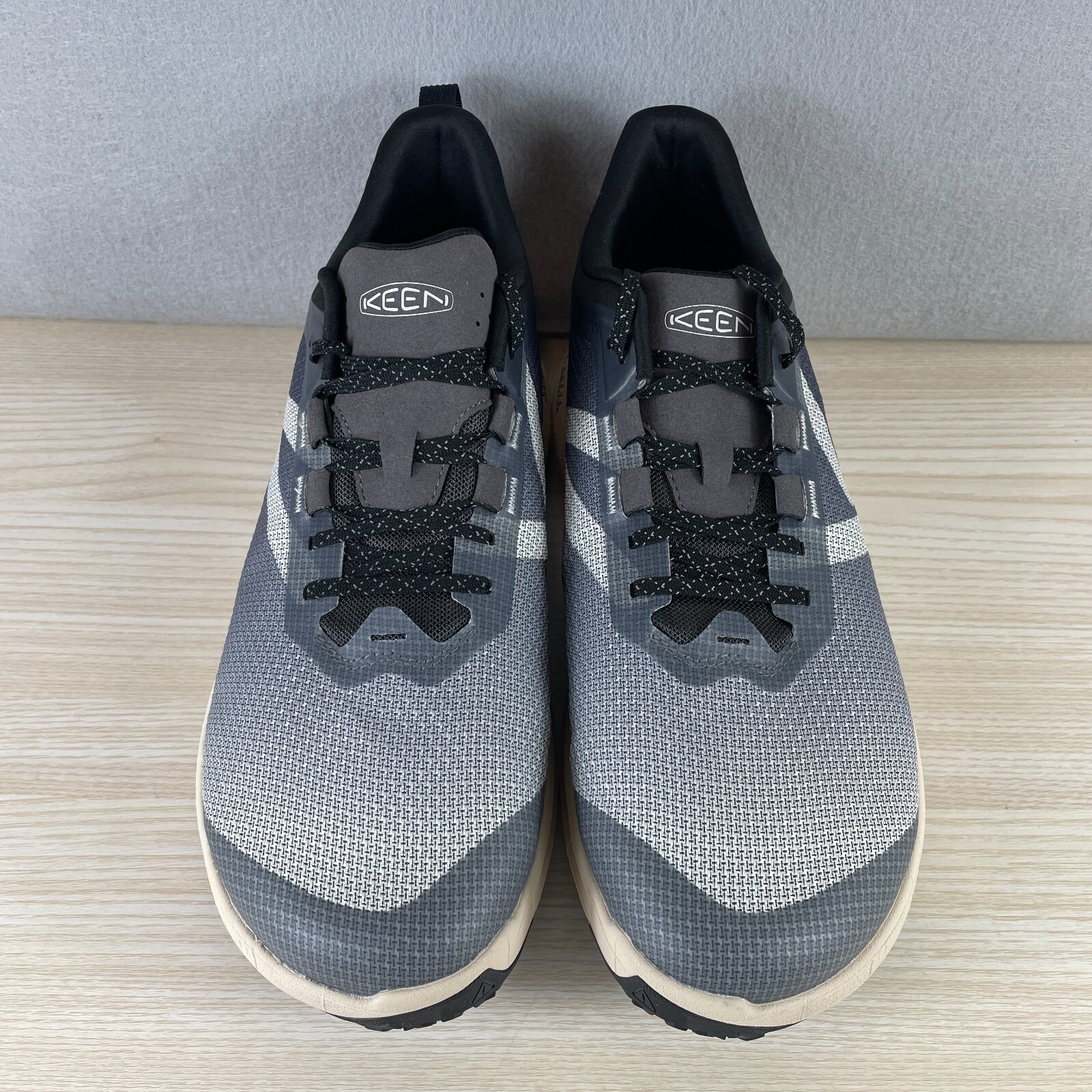 Scarpe sneaker Keen 450 Dirt uomo taglia 12 blu grigio bianco stringate escursionismo sport
