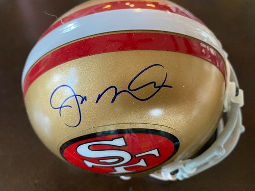 JOE MONTANA SIGNED SAN FRANCISCO 49ERS RIDDELL MINI HELMET REPLICA WITH COA