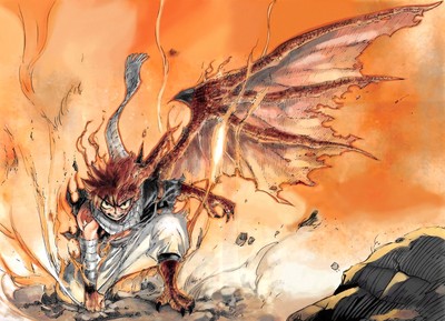 Poster A3 Fairy Tail Natsu Dragneel Gremio Manga Anime Cartel Decor Impresion 02