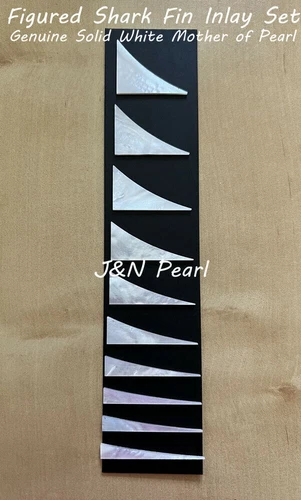 Shark Fin Mother of Pearl & Figured Mother of Pearl Inlay Set