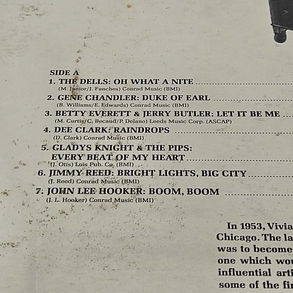 Sealed* 14 Golden Recordings From Historical Vaults Vee Jay Records