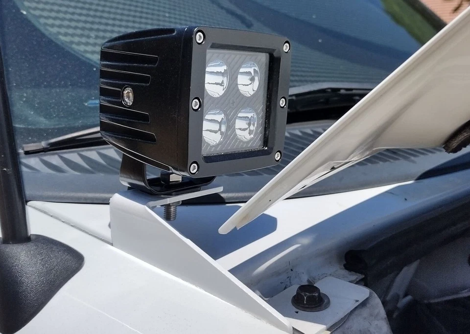 93-11 Ford Ranger A Pillar Light Brackets, With Mounting Hardware - Made in USA! - Image 2 of 4