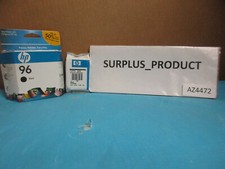LOT OF 2 GENUINE HP C8767WN 96 BLACK INK CARTRIDGES Exp 04   