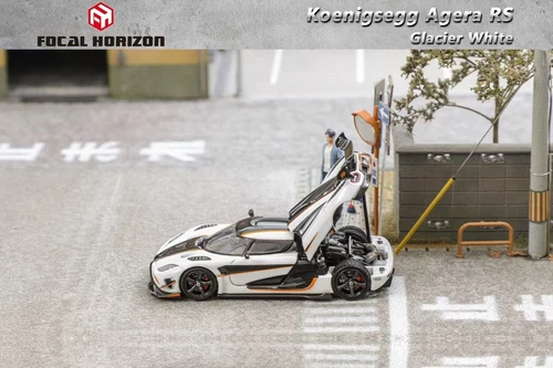 FH 1:64 White Agera RS Super Racing Sports Model Diecast Metal Car - Picture 8 of 10
