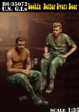 BRAVO 6 35072 VIETNAM WAR U.S. G.I.'s "LOOKIN' BETTER EVERY BEER" 1:35