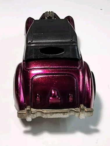 Vintage Hot Wheels Redline Magenta Classic Cord 1/64 Diecast REPRO Roof - Picture 8 of 13