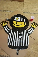 100x Lot Anagram 32" XLarge Football NFL Referee Shape Party Foil Mylar Balloons