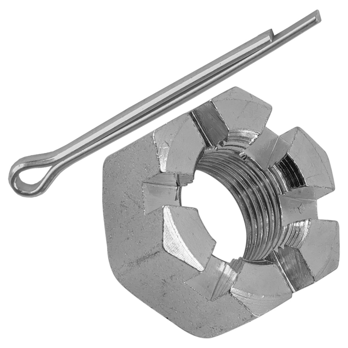 Rear Wheel Axle Castle Nut w/Pin for Suzuki QuadRacer 250 LT250R