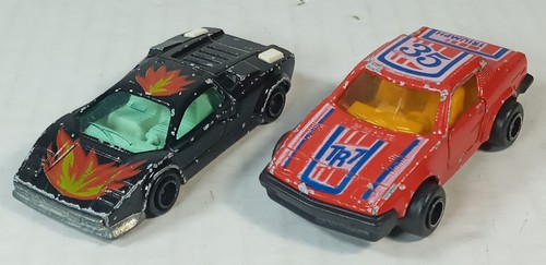 2 MAJORETTE Die-cast Cars - TRIUMPH TR7 #202 1:53 & LAMBORGHINI #257 1:56 France - Picture 2 of 10